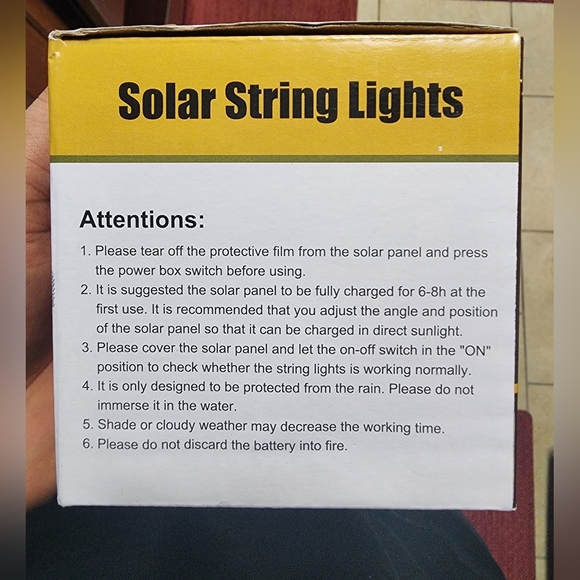 Brightown Solar String Light 2pack 100 LED - Picture 4 of 7